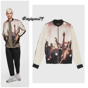 NWT, ZARA, Printed Bomber Jacket